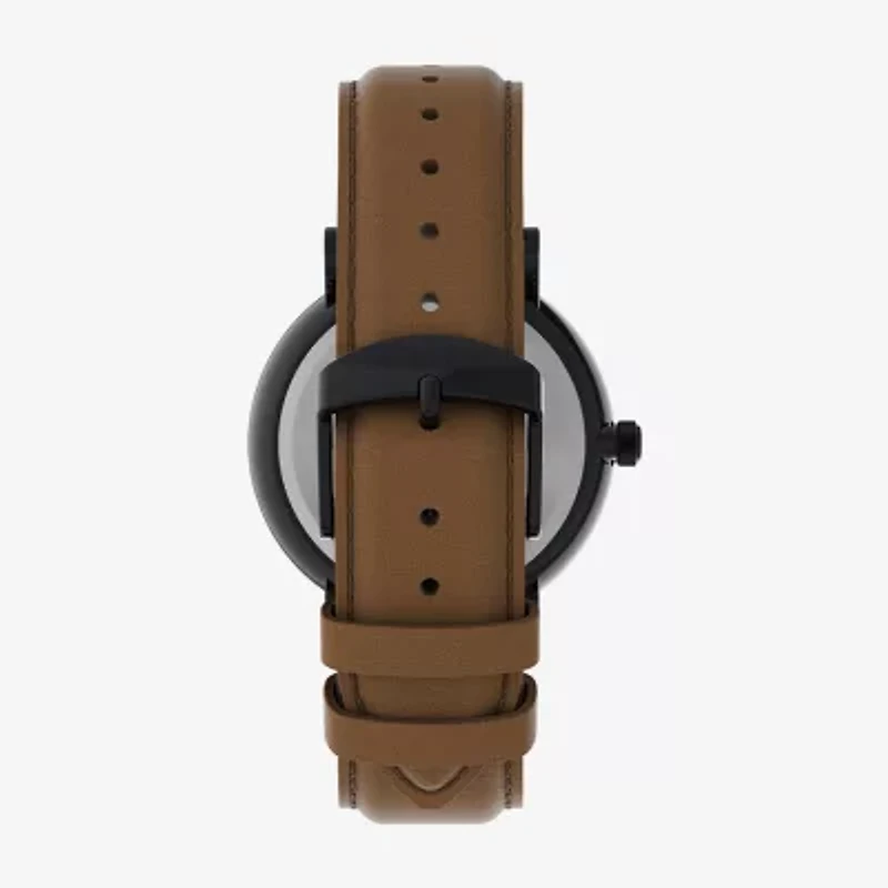 Timex Dress Mens Brown Strap Watch Tw2v91400jt