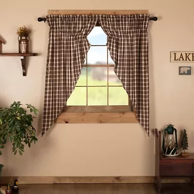 Vhc Brands Rory Prairie Rod Pocket Light-Filtering Set of 2 Curtain Panel