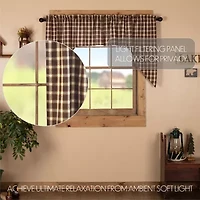 Vhc Brands Rory Swag Rod Pocket Tailored Valance