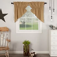 Vhc Brands Simple Life Prairie Swag Rod Pocket Tailored Valance