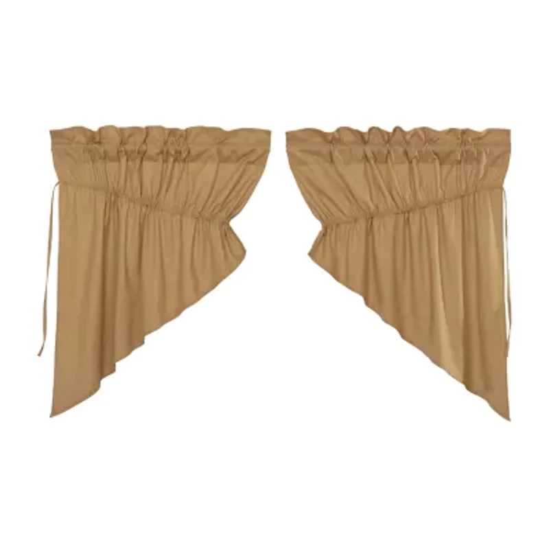 Vhc Brands Simple Life Prairie Swag Rod Pocket Tailored Valance