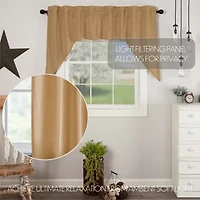 Vhc Brands Simple Life Swag Rod Pocket Tailored Valance