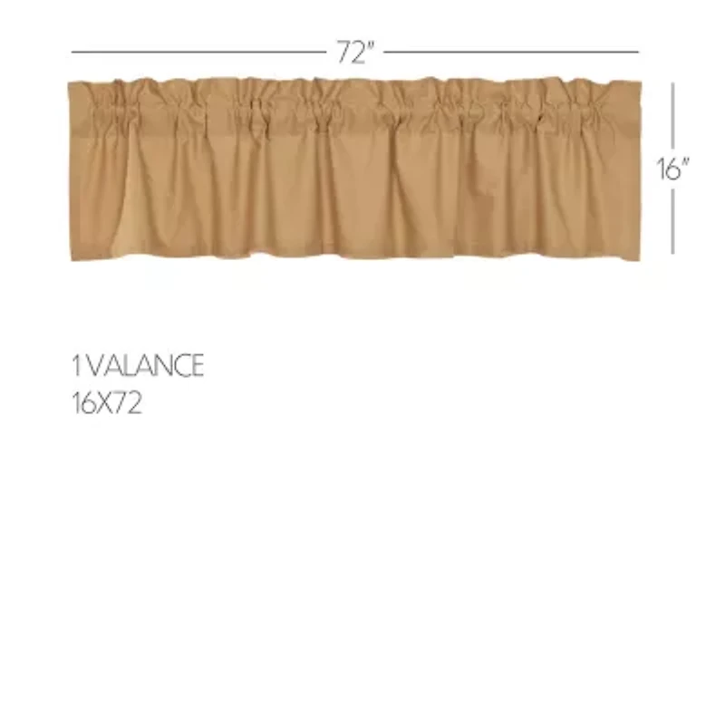 Vhc Brands Simple Life Rod Pocket Valance