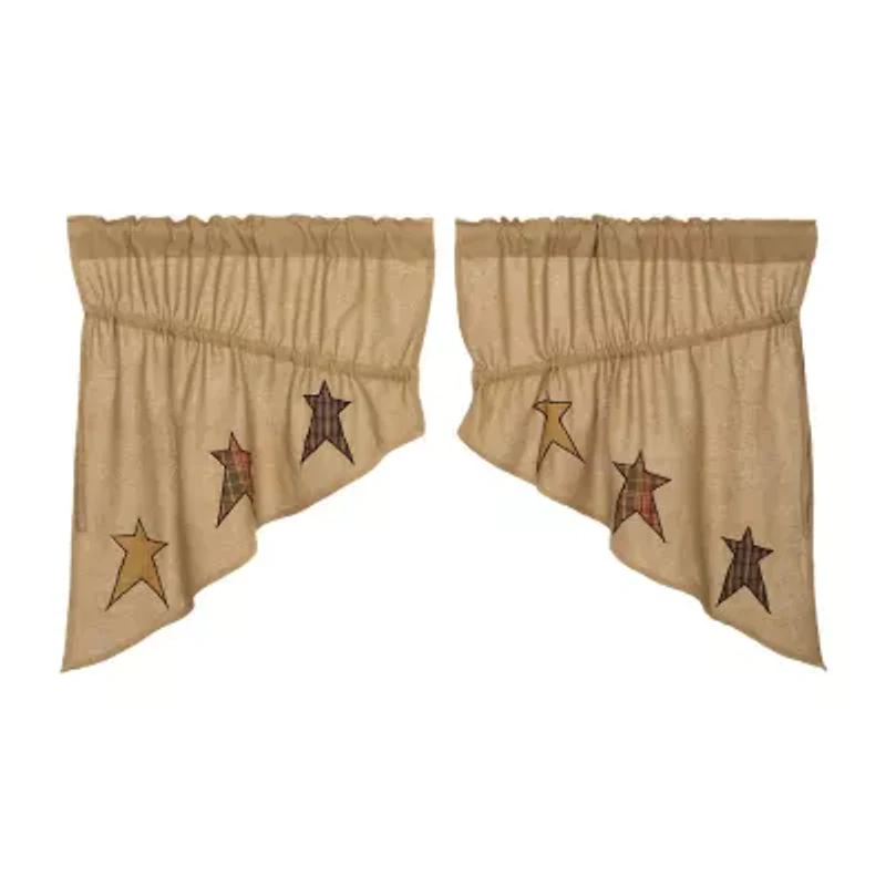 Vhc Brands Stratton Prairie Swag Rod Pocket Tailored Valance