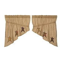 Vhc Brands Stratton Prairie Swag Rod Pocket Tailored Valance