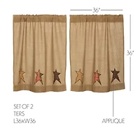 Vhc Brands Stratton 2-pc. Rod Pocket Window Tier