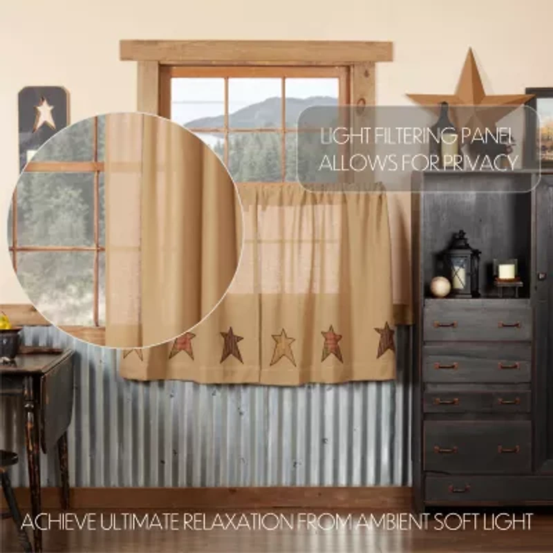 Vhc Brands Stratton 2-pc. Rod Pocket Window Tier