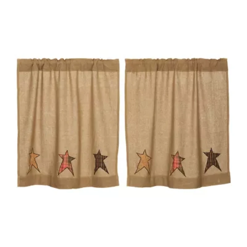 Vhc Brands Stratton 2-pc. Rod Pocket Window Tier