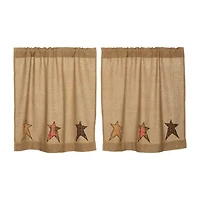 Vhc Brands Stratton 2-pc. Rod Pocket Window Tier