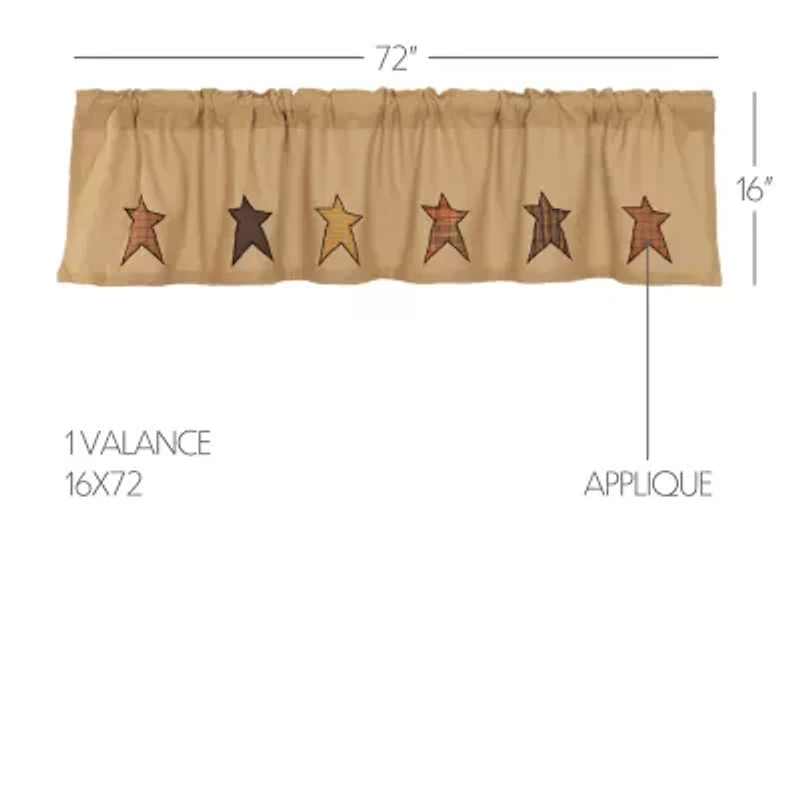 Vhc Brands Stratton Rod Pocket Valance