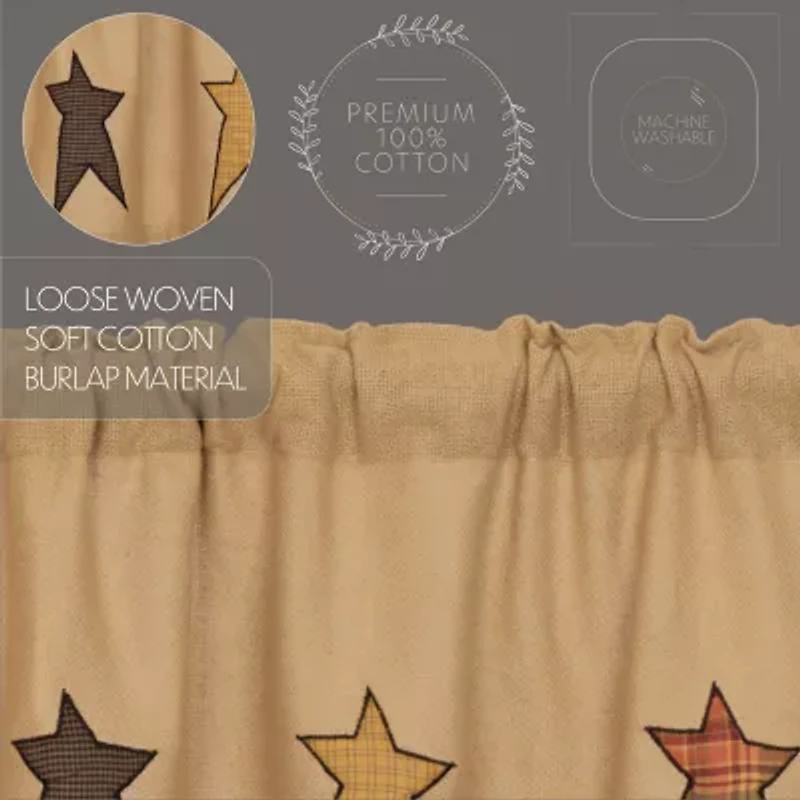 Vhc Brands Stratton Rod Pocket Tailored Valance