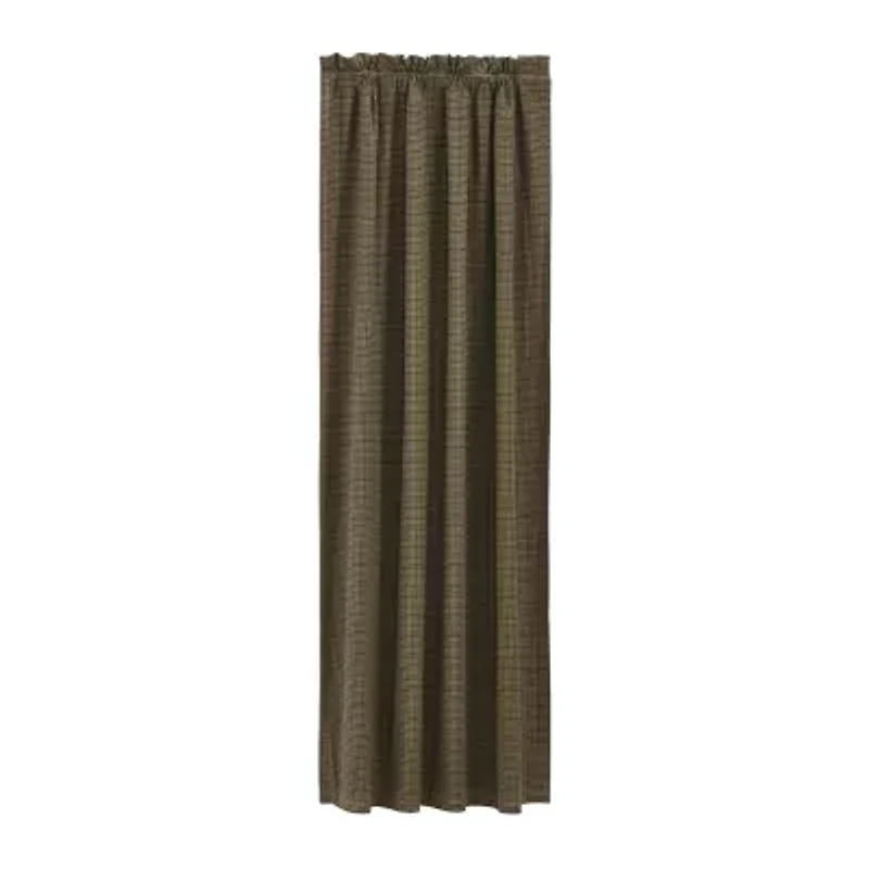 Vhc Brands Tea Cabin Rod Pocket Blackout Single Curtain Panel