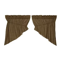 Vhc Brands Tea Cabin Prairie Swag Rod Pocket Tailored Valance