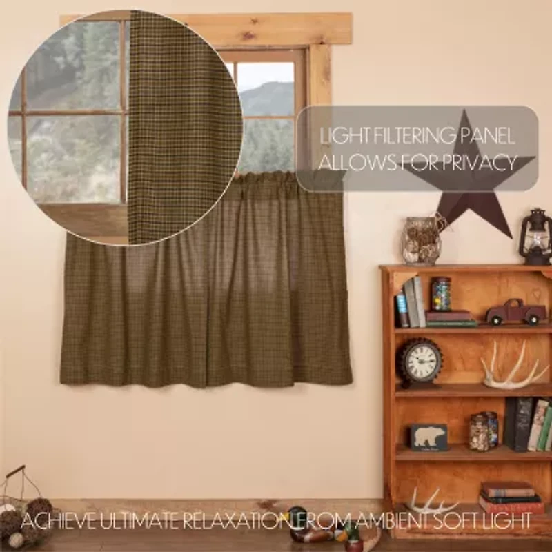 Vhc Brands Tea Cabin 2-pc. Rod Pocket Window Tier
