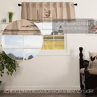 Vhc Brands Sawyer Chicken Rod Pocket Valance