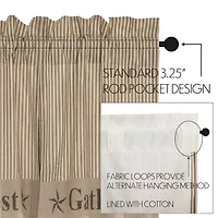 Vhc Brands Sawyer Gather Rod Pocket Valance