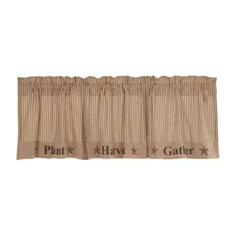 Vhc Brands Sawyer Gather Rod Pocket Valance