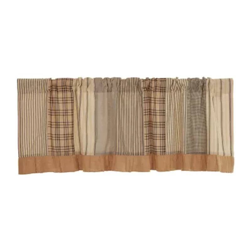 Vhc Brands Sawyer Patchwork Rod Pocket Valance