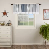 Vhc Brands Sawyer Patchwork Rod Pocket Valance