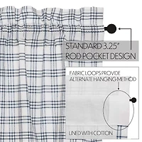 Vhc Brands Sawyer Plaid Rod Pocket Valance