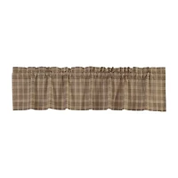 Vhc Brands Sawyer Plaid Rod Pocket Valance