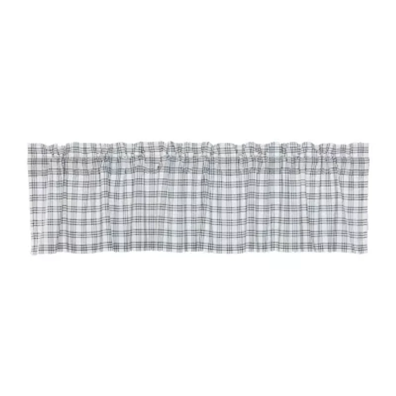 Vhc Brands Sawyer Plaid Rod Pocket Valance