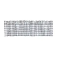Vhc Brands Sawyer Plaid Rod Pocket Valance