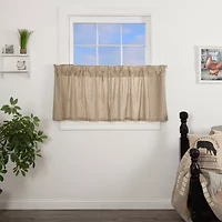 Vhc Brands Sawyer Ticking 2-pc. Rod Pocket Window Tier