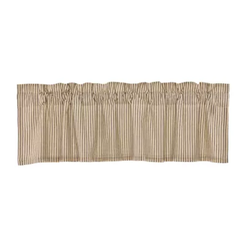 Vhc Brands Sawyer Ticking Rod Pocket Valance