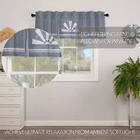 Vhc Brands Sawyer Windmill Rod Pocket Valance