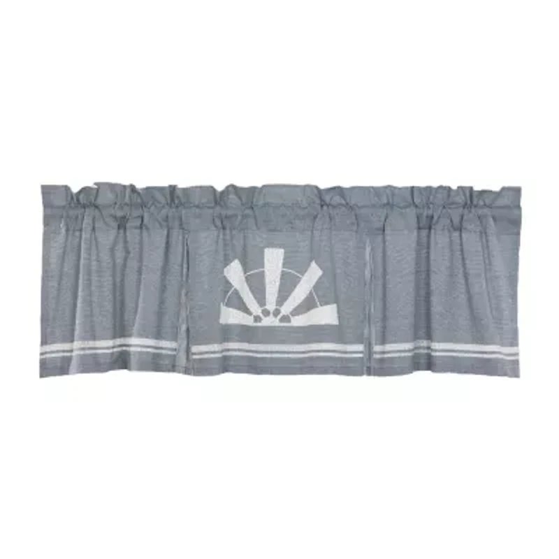 Vhc Brands Sawyer Windmill Rod Pocket Valance