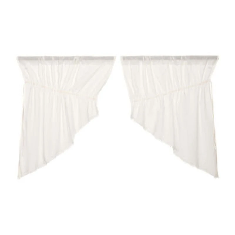 Vhc Brands Tobacco Cloth Prairie Swag Rod Pocket Tailored Valance