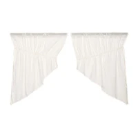 Vhc Brands Tobacco Cloth Prairie Swag Rod Pocket Tailored Valance