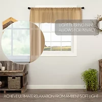 Vhc Brands Tobacco Cloth Rod Pocket Tailored Valance