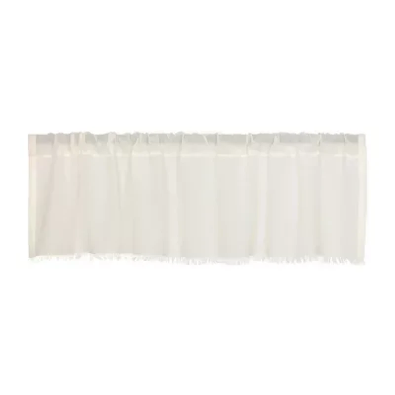 Vhc Brands Tobacco Cloth Rod Pocket Valance