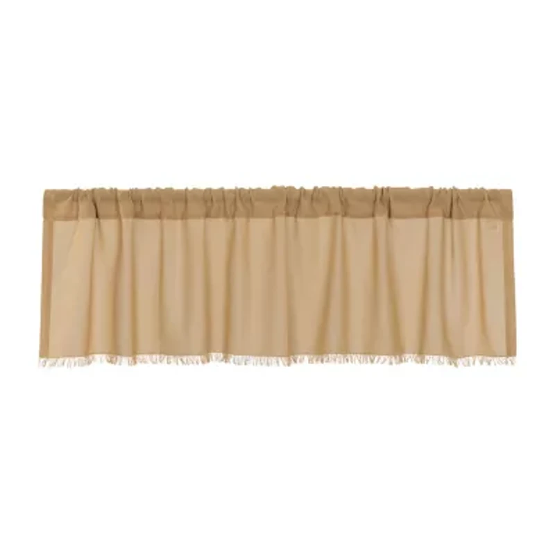 Vhc Brands Tobacco Cloth Rod Pocket Tailored Valance