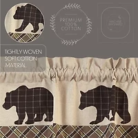 Vhc Brands Wyatt Bear Rod Pocket Tailored Valance