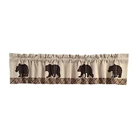 Vhc Brands Wyatt Bear Rod Pocket Tailored Valance