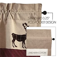 Vhc Brands Wyatt Deer Rod Pocket Tailored Valance