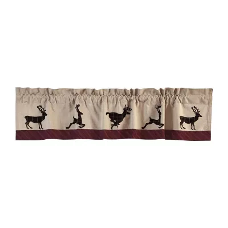 Vhc Brands Wyatt Deer Rod Pocket Tailored Valance