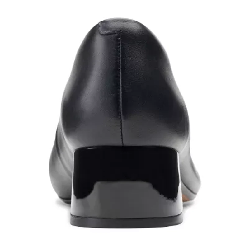 Clarks Marilyn Sara Womens Cap Closed Toe Flat Heel Pumps