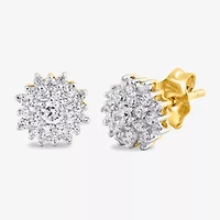 Diamond Blossom 1 CT. T.W. Natural White Diamond 10K or 14K White, Yellow, or Rose Gold 2-pc. Jewelry Set