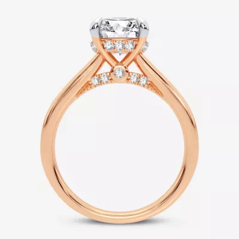 2 1/5 CT. T.W. (G-H / SI1-SI2) Lab-Grown Diamond Solitaire Engagement Ring 14K Gold