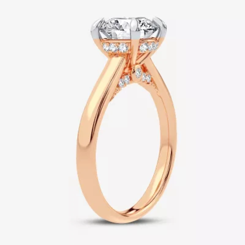 2 1/5 CT. T.W. (G-H / SI1-SI2) Lab-Grown Diamond Solitaire Engagement Ring 14K Gold