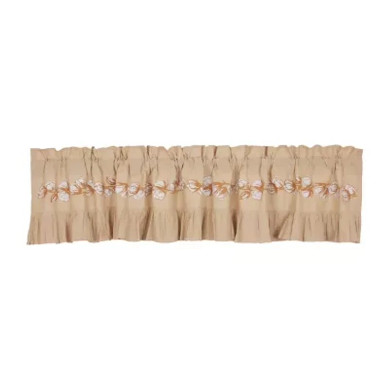 Vhc Brands Ashmont Cotton Bol Rod Pocket Valance