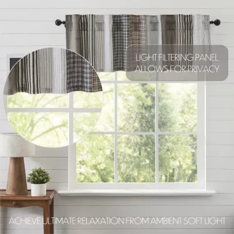 Vhc Brands Ashmont Patchwork Rod Pocket Valance