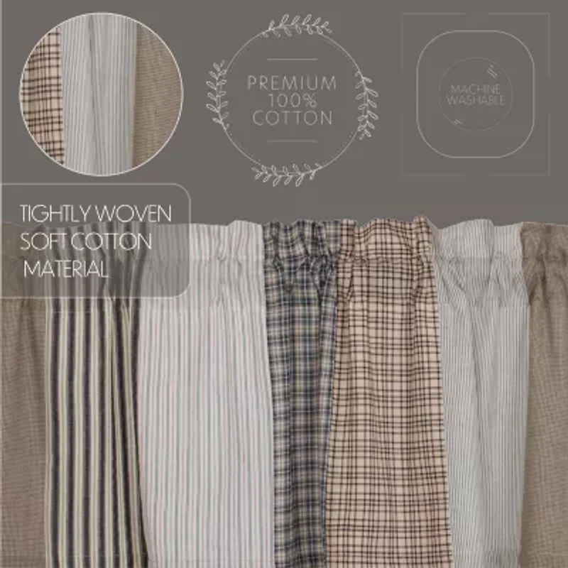 Vhc Brands Ashmont Patchwork Rod Pocket Valance