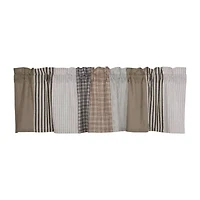 Vhc Brands Ashmont Patchwork Rod Pocket Valance