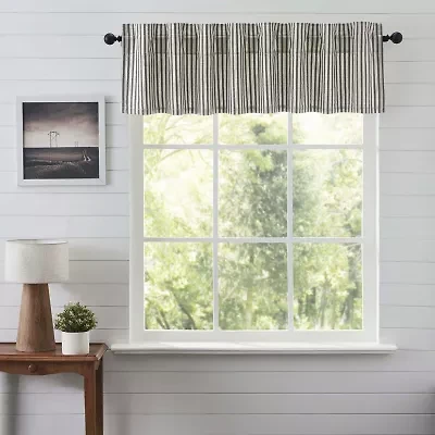 Vhc Brands Ashmont Ticking Rod Pocket Valance