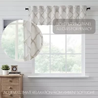 Vhc Brands Frayed Lattice Rod Pocket Valance